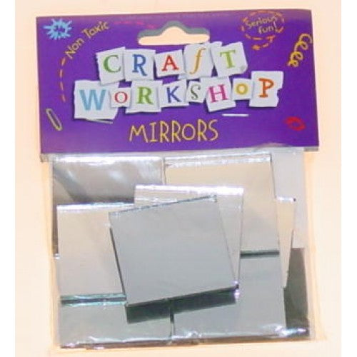 Craft Mirrors - Square 25mm 25pcs