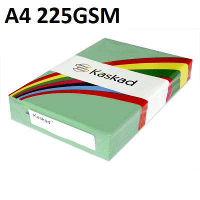 A4 Warbler Green - Kaskad 225gsm 100 sheets