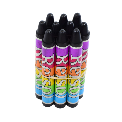 Retsol Soft Wax Crayon - Black 10's