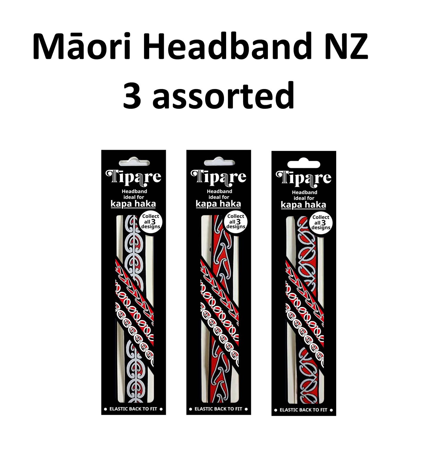 Maori Headbands - Set of 3
