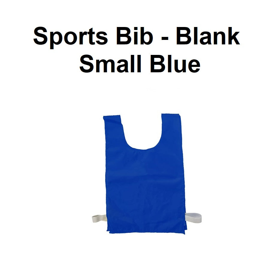 Sports Bib - Blank | Small Blue