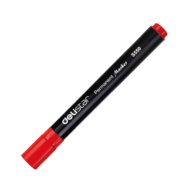 Red - Chisel Tip Permanent Marker Deli