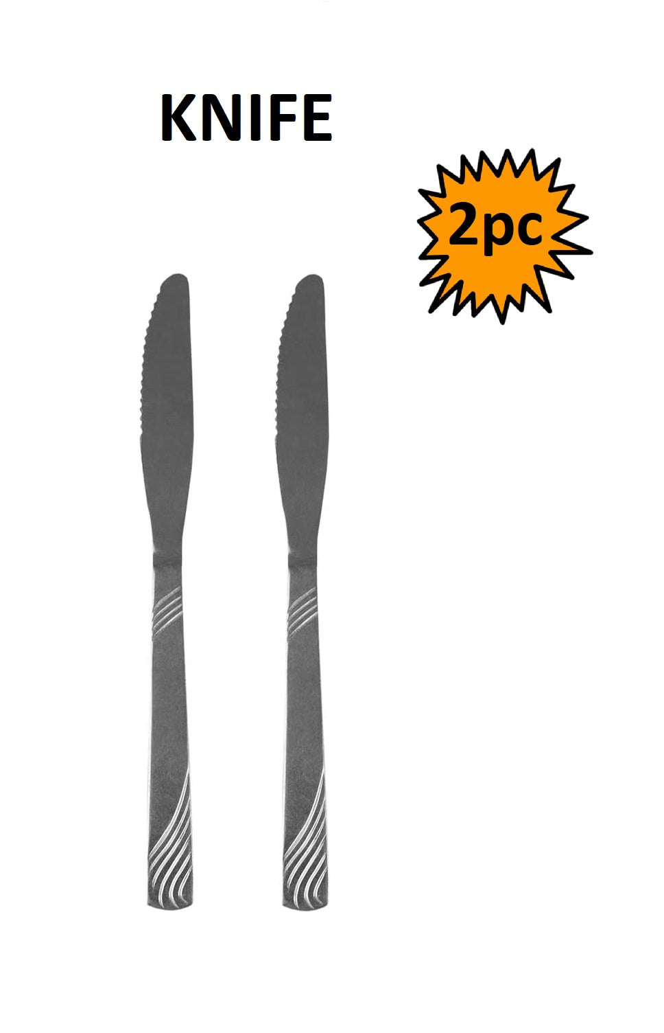 Stardard Knife 2's - Metal Cutlery
