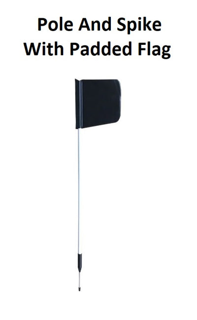 Rugby Pole & Spike with Padded Flag - Single