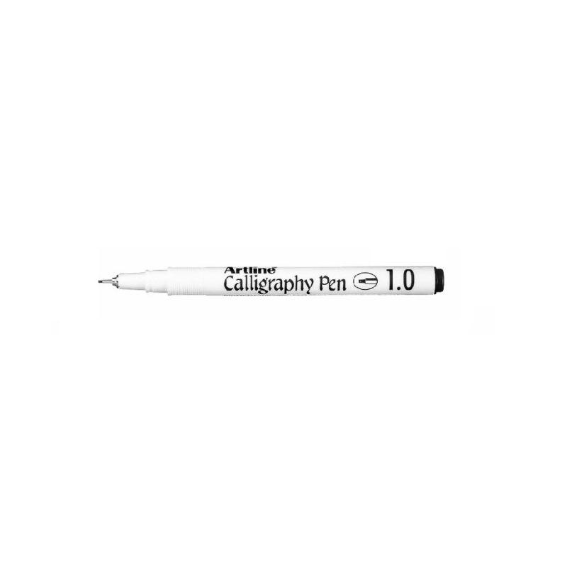 Black - Artline 241 Calligraphy Pen 1mm