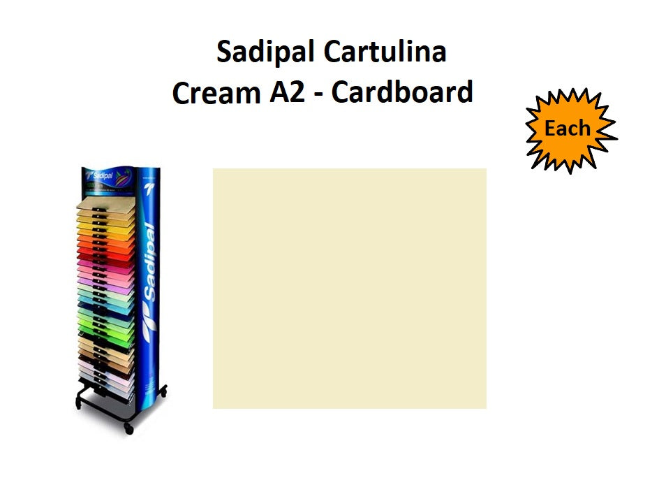 A2 - Cardboard - Single Sheets - Light Cream