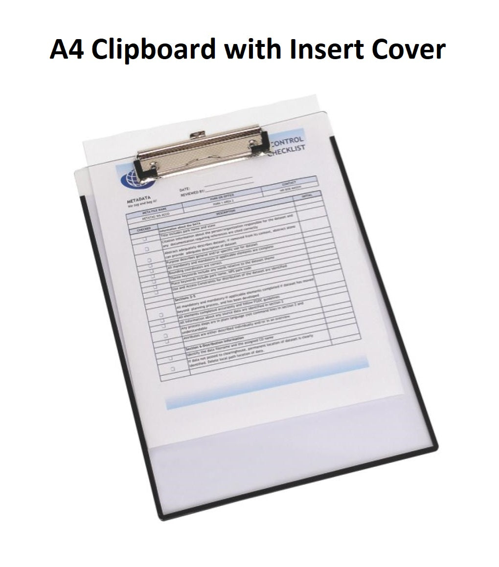 A4 Clipboard with Insert Cover