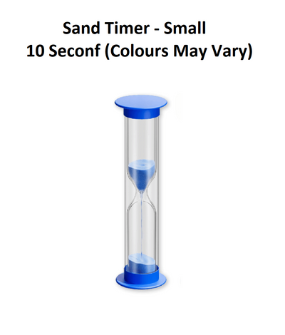Sand Timer - Small - 10 Secs - Light Green