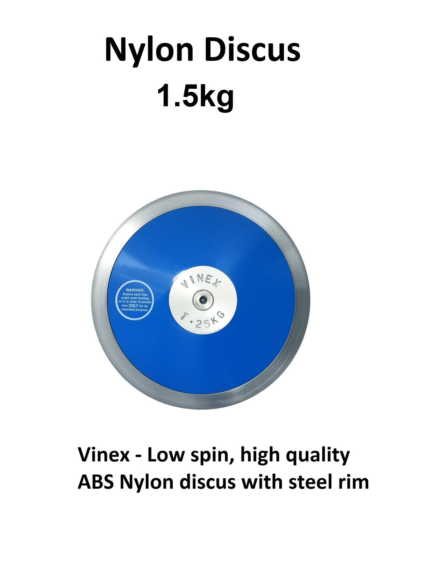 ABS Nylon Discus w/ Steel Rim - 1.5kg