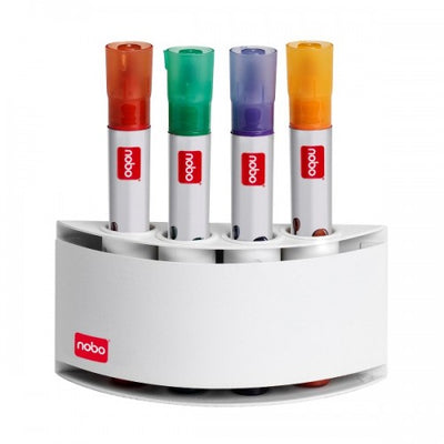 Magnetic Pen Holder for Whiteboards - Holds 4 Pens