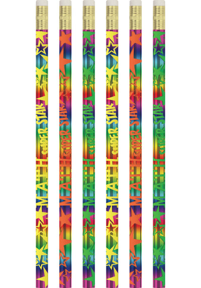 Maths Superstar - Merit Pencils (Bundle of 10)
