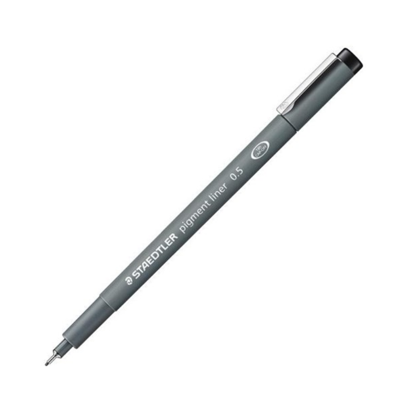 Black 0.5mm - Staedtler Pigment Liner Pen