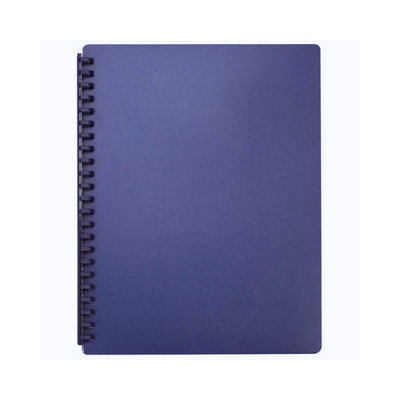 Blue - A4 Refillable Clearfile 20 Pocket