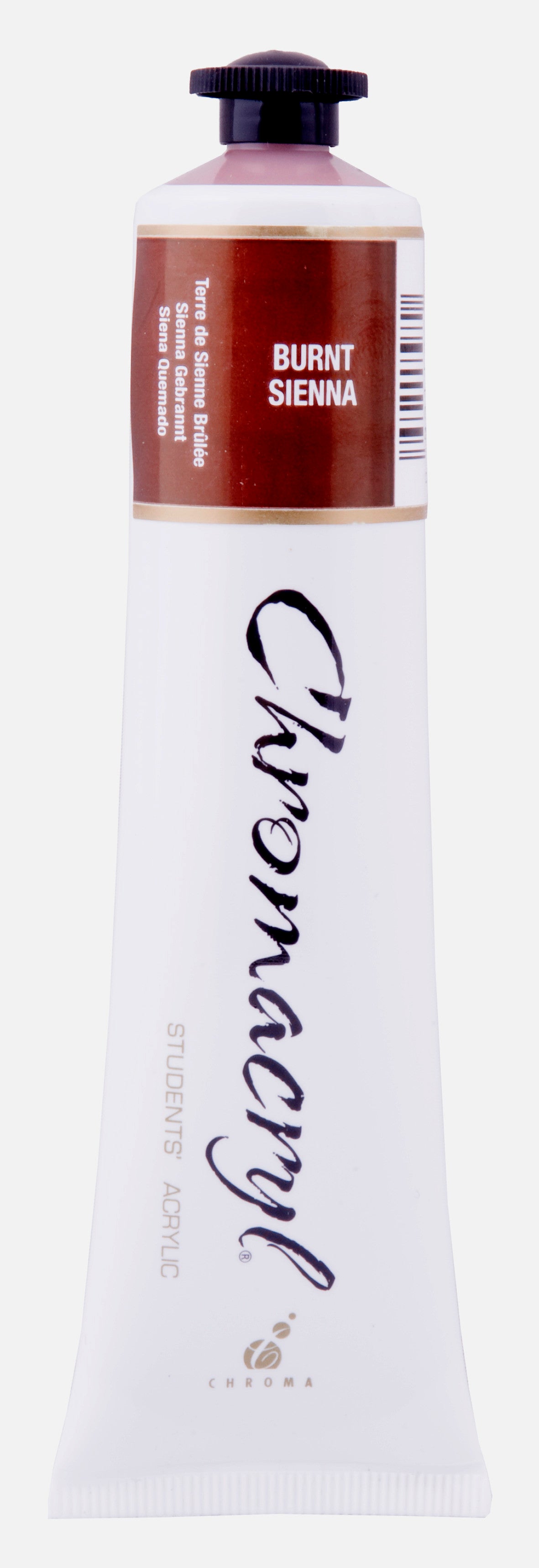 Burnt Sienna 75ml - Chromacryl Acrylic Paint