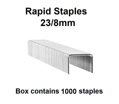 Staples - 23/8mm - Box of 1000