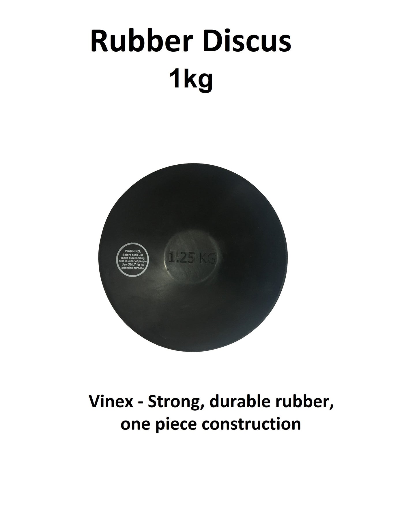 Rubber Discus - 1kg