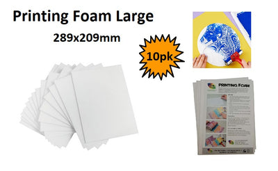 Large Printing Foam (Pack of 10) - 280mm x 190mm