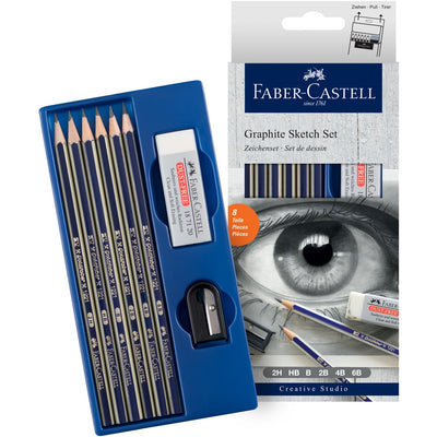 Faber Castell Goldfaber Graphite Sketch Pencils Set