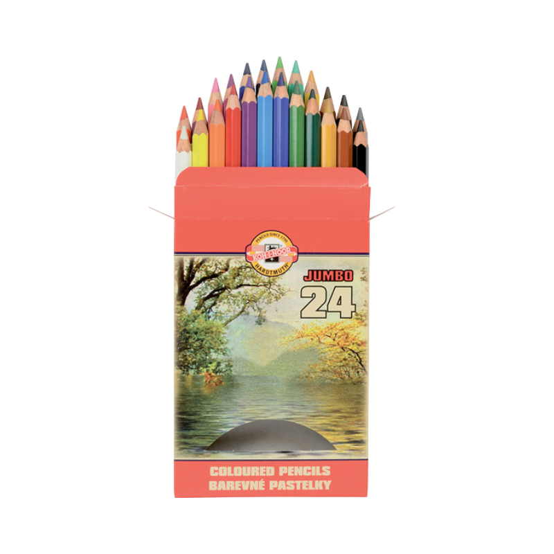 Omega Jumbo Colour Pencils - 24's