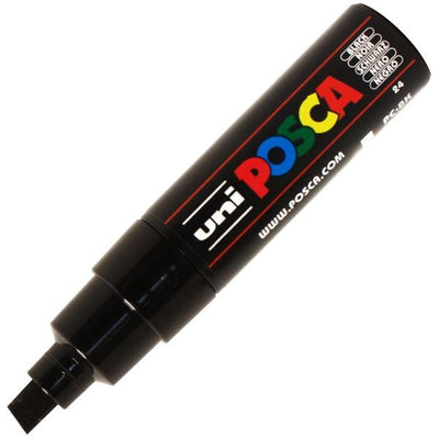 Black - Posca Paint Markers (Chisel Tip)