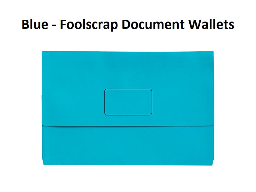 Slimpick Document Wallets - Blue