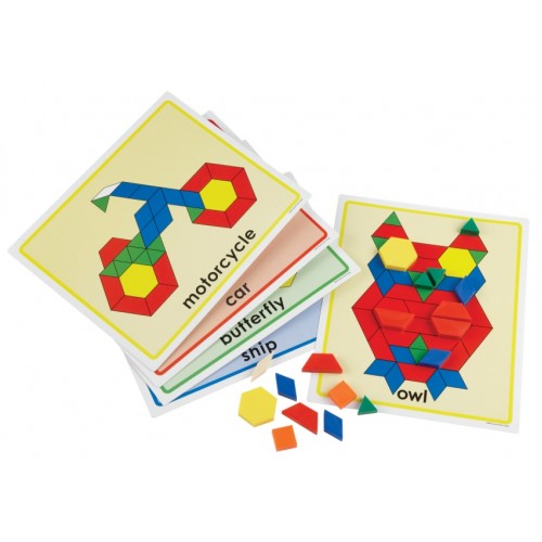Pattern Block Activity Cards - Lpbpc