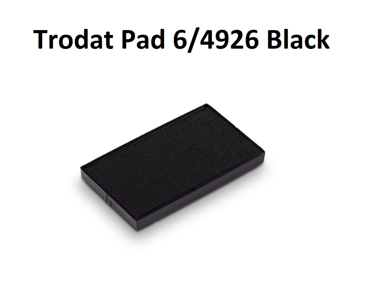 Black - Trodat 4926 Ink Pad Refill