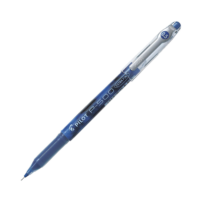 Blue - Pilot P500 Gel Pen - Extra Fine Tip