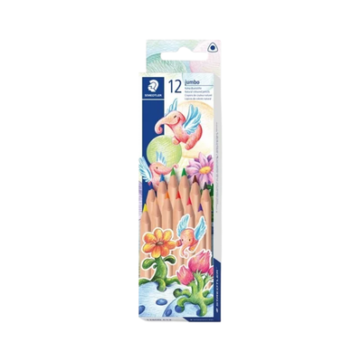 Staedtler Natural Jumbo Colour Pencils - 12's