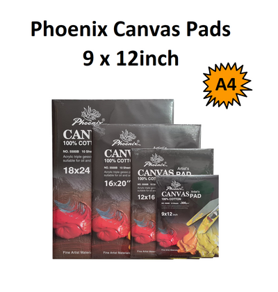 9 x 12 inch (A4) - Canvas Pad