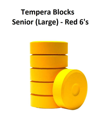 Brilliant Yellow 6's - Tempera Blocks Senior (Large)