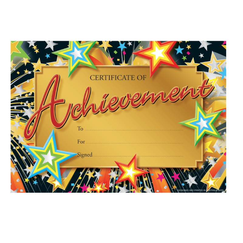 Achievement - Certificates (Pack of 200)