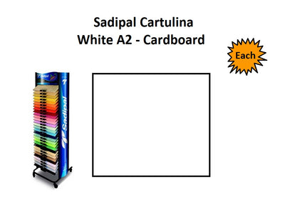 A2 - Cardboard - Single Sheets - White