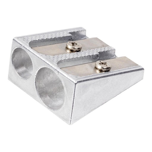 Metal Pencil Sharpener - 2 Hole