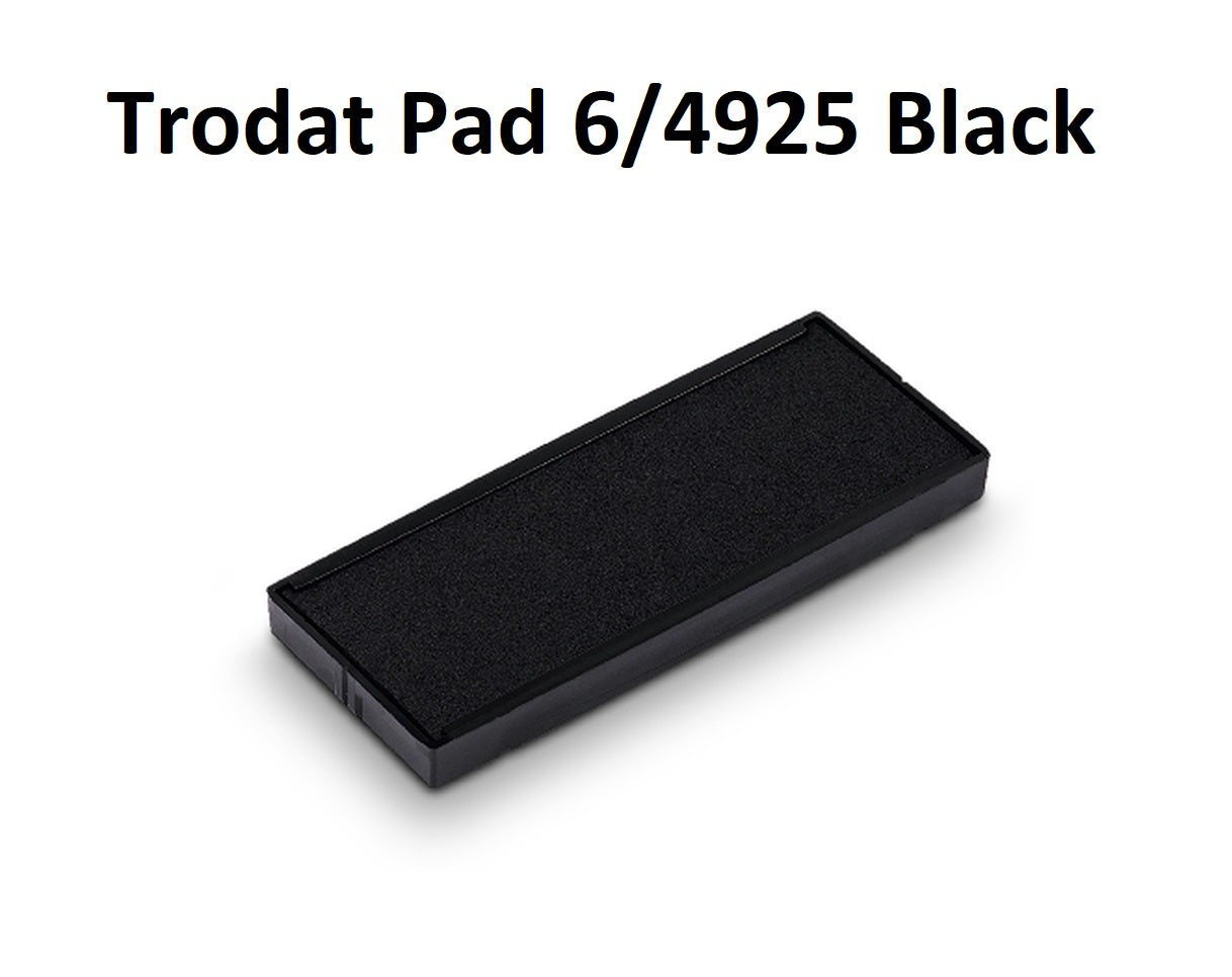 Black - Trodat 4925 Ink Pad Refill