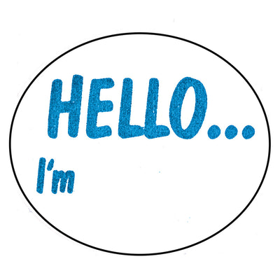 Hello I'm... (58 x 43mm) - Avery Label Dispenser - 100's