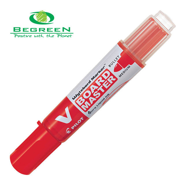 Red - Bullet tip Pilot BeGreen Whiteboard Marker