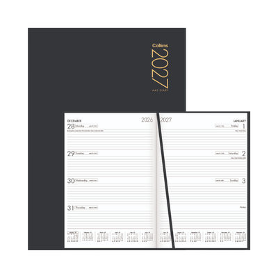 2027 Collins Diary A43 Black