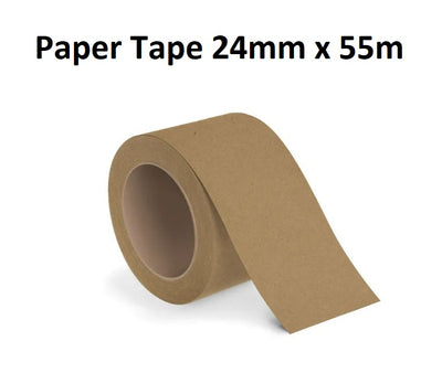 Brown Gummed Paper Tape - 24mm x 55m