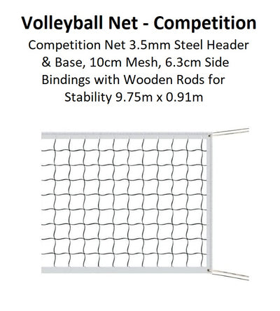 Volleyball Net - 32' Competition