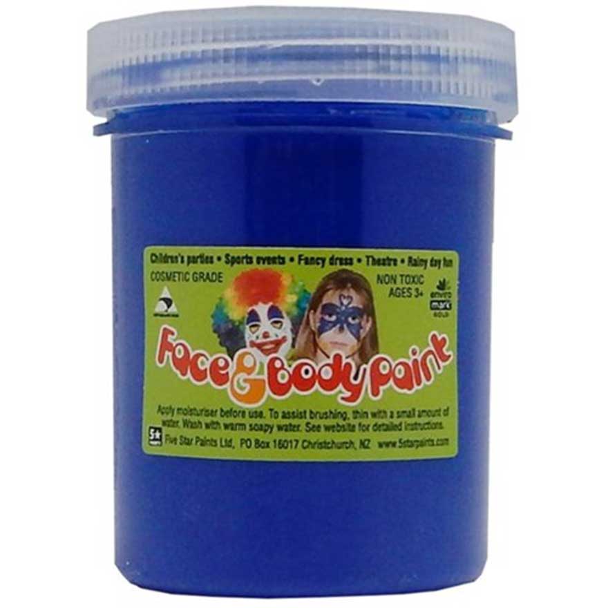 Blue 125ml - Five Star Face Paints