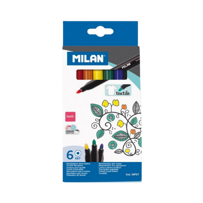 Milan Textile Fibrepens - Set of 6