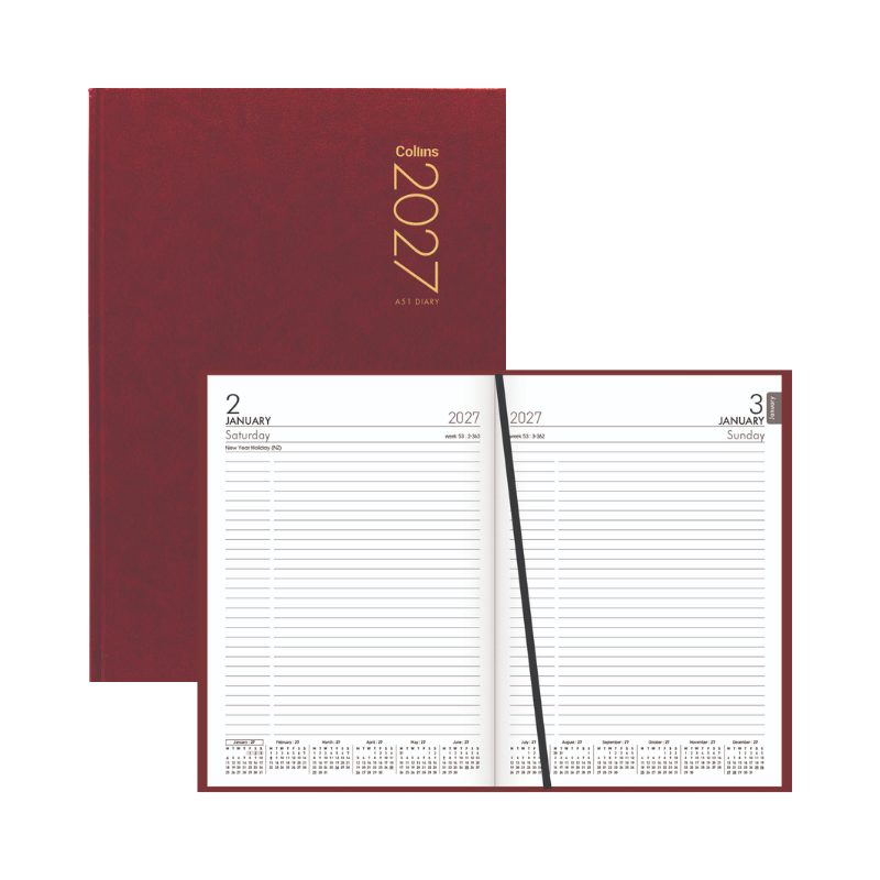 2027 Collins Diary A51 Red