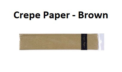 Crepe Paper - Brown
