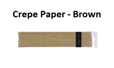 Crepe Paper - Brown