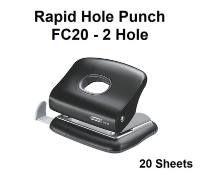 Rapid Office Hole Punch - 2 Hole 20 Sheet