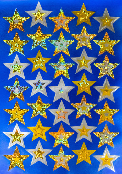 Gold Stars - Foil Merit Stickers (Pack of 105)