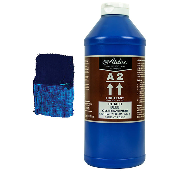 Pthalo Blue 1L - Chroma A2 Acrylic Paint