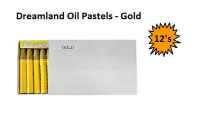 Dreamland Oil Pastels - Large 12's - Gold