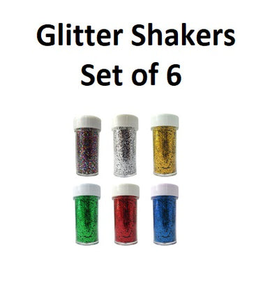 Glitter Shakers - Set of 6